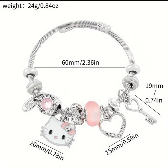 Hello Kitty Bracelet - Adjustable - Picture 5 of 5